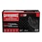 Gloveworks By Ammex Disposable Gloves, 6 mil Palm, Nitrile, Diamond Texture, Powder-Free, XL, 1000 PK, Black GWBN48100 - alternate 1